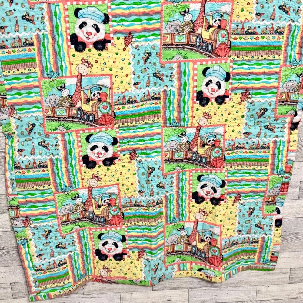Handmade baby quilt